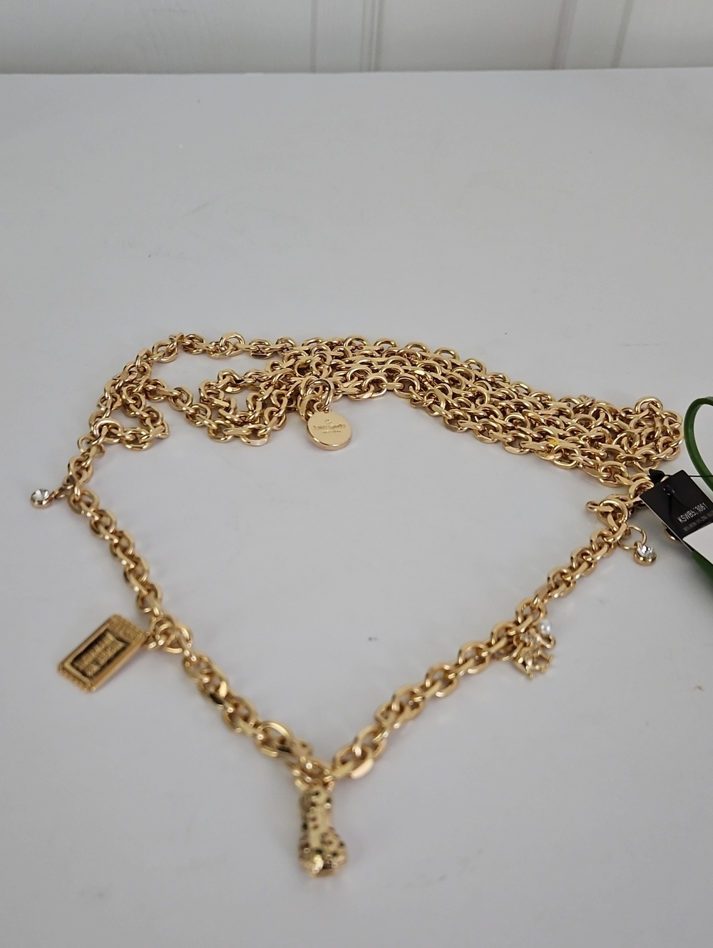 Kate Spade NY NWT Chain Link Charm Belt